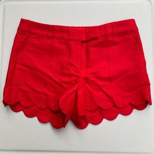 New J crew scalloped shorts